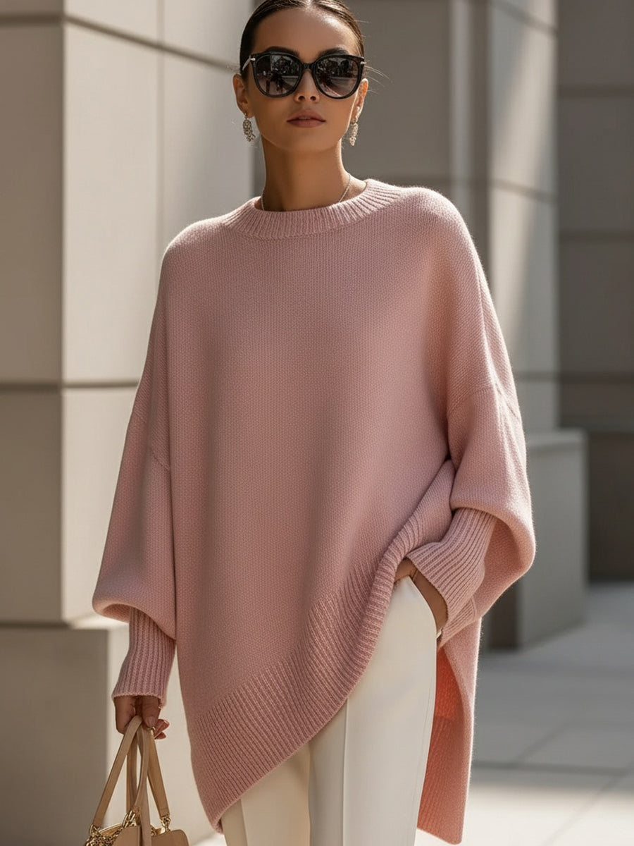 Judita™ – Hřejivý oversize svetr s elegantním splýváním