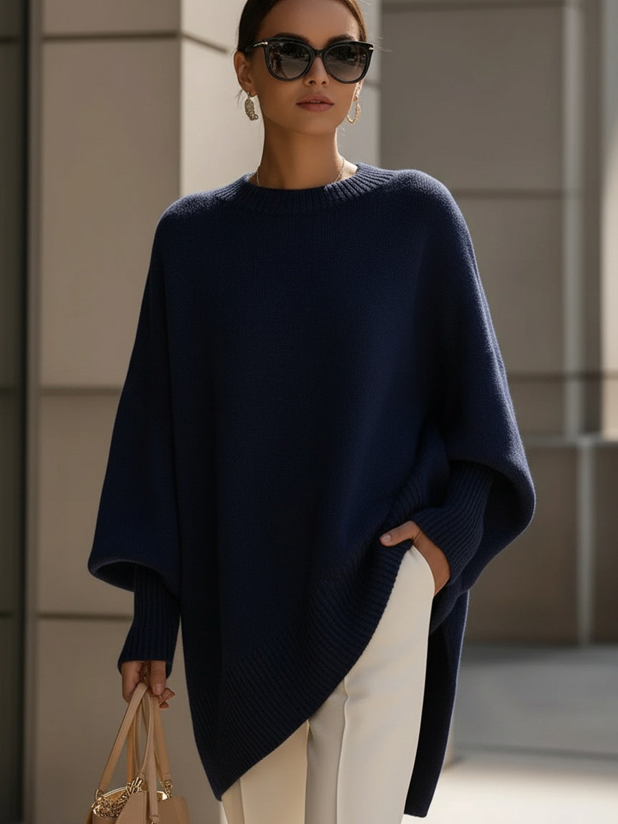 Judita™ – Hřejivý oversize svetr s elegantním splýváním