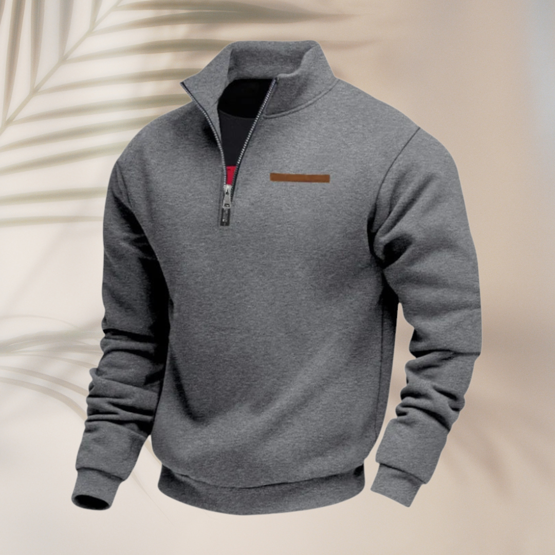 Jáchym™ - Pánská mikina s polovičním zipem