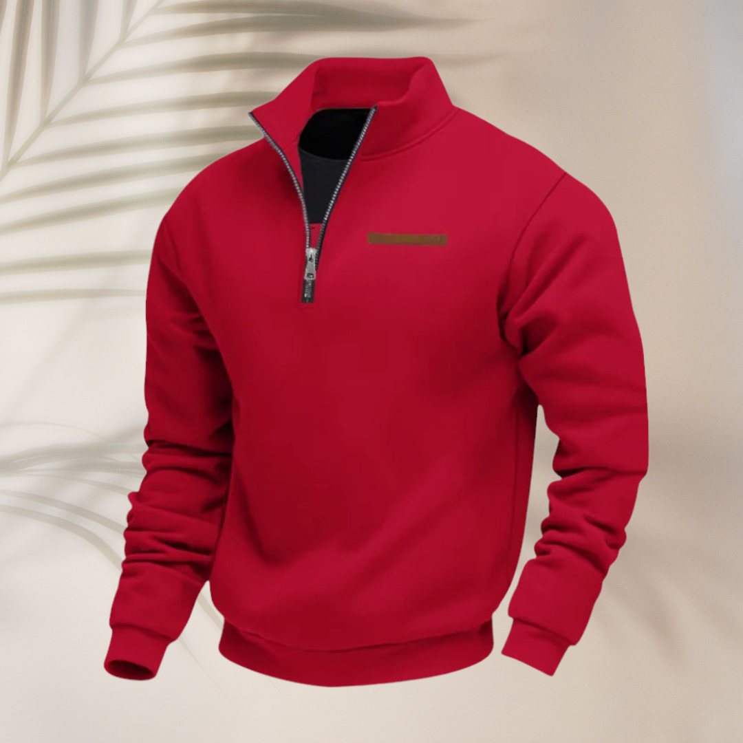 Jáchym™ - Pánská mikina s polovičním zipem