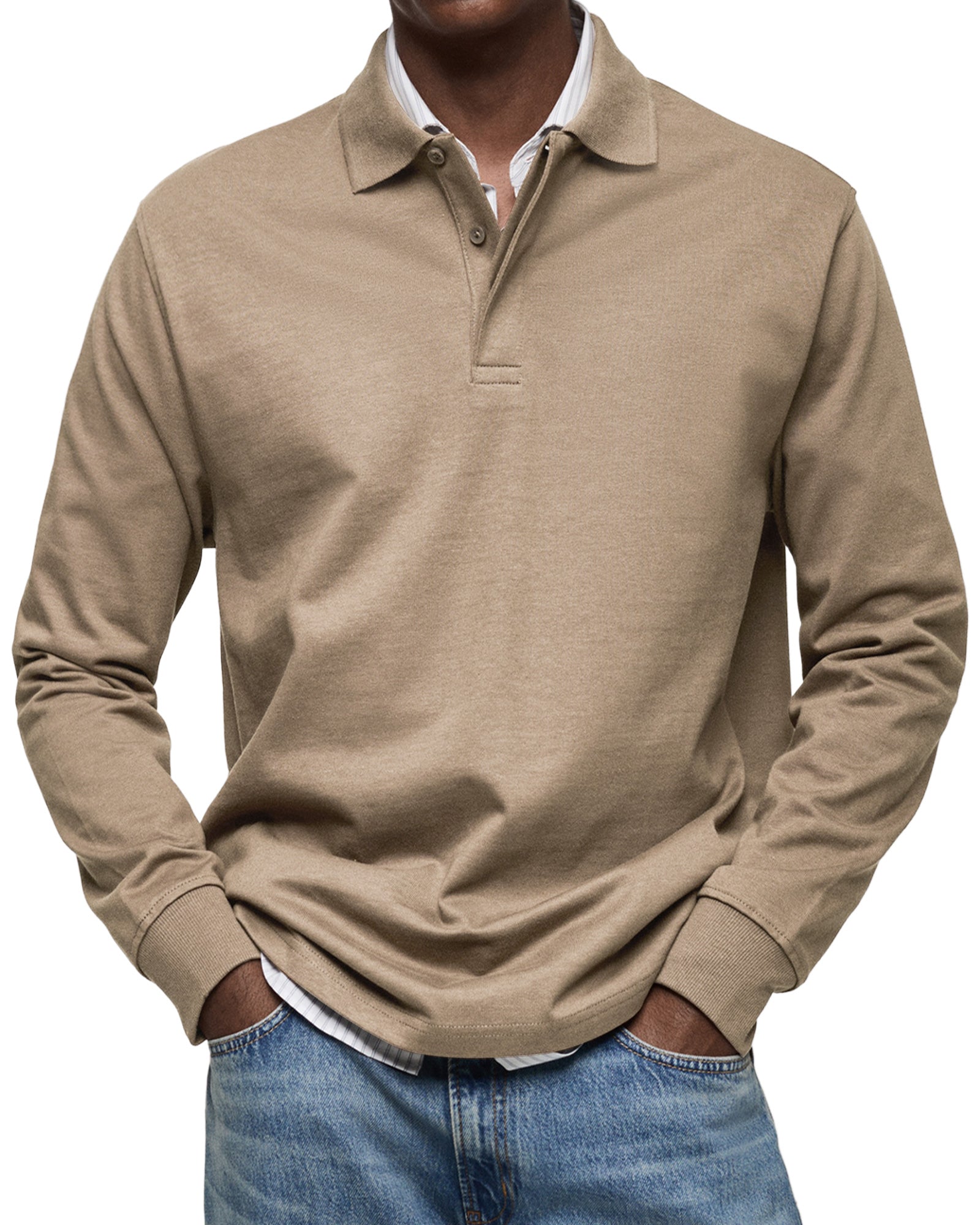 Petr™ – Elegantní polo s dlouhým rukávem a pružným komfortem