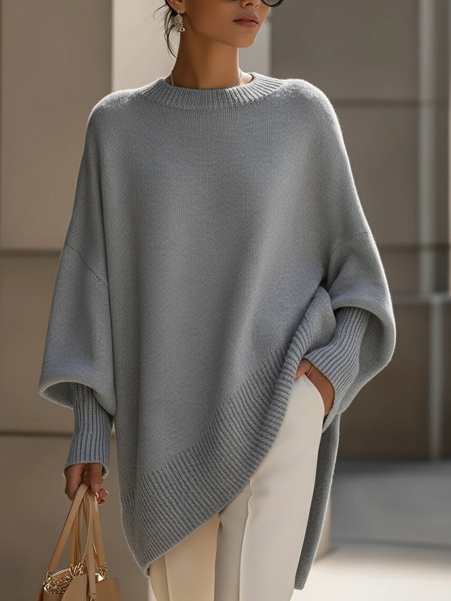 Judita™ – Hřejivý oversize svetr s elegantním splýváním