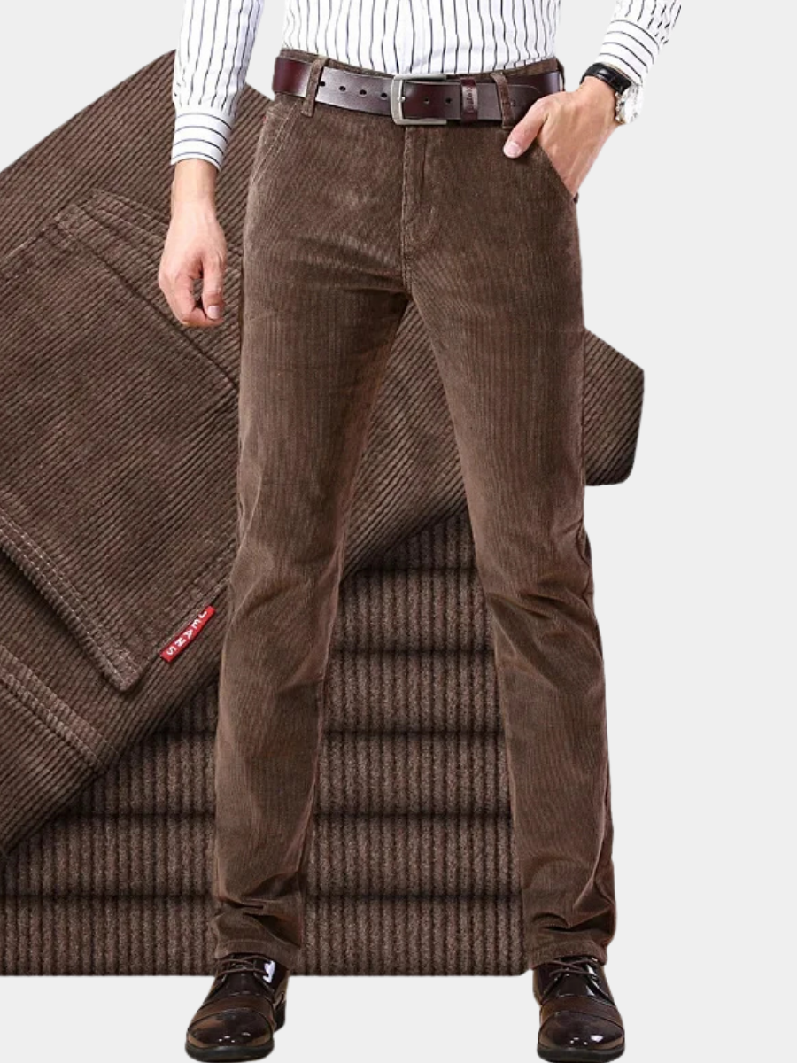 Bonifác™ - Pánské klasické kalhoty s přiléhavým střihem