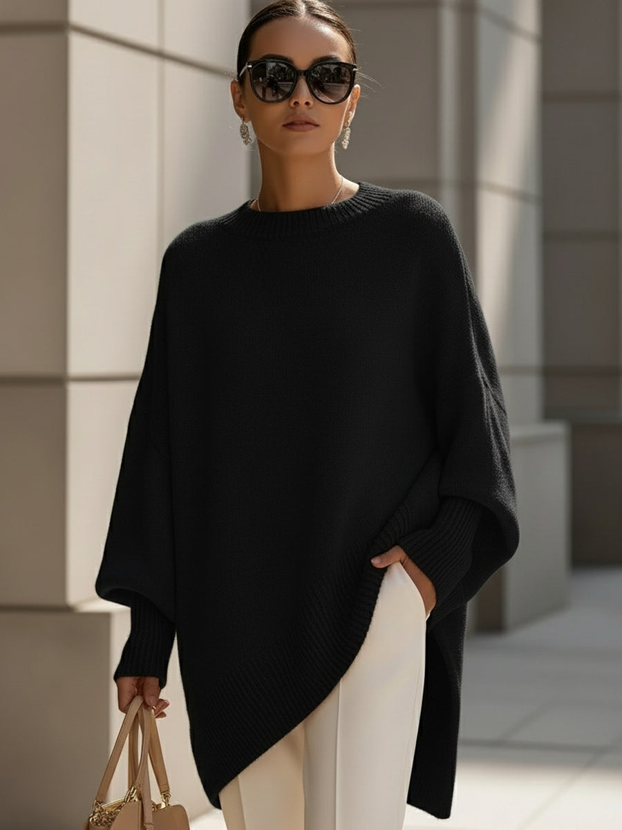 Judita™ – Hřejivý oversize svetr s elegantním splýváním