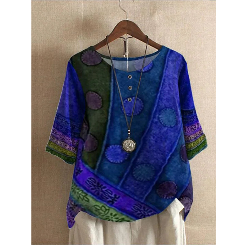 Floriana | Volný Boho Top