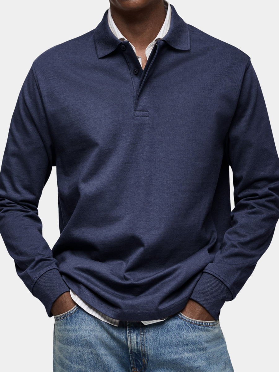 Petr™ – Elegantní polo s dlouhým rukávem a pružným komfortem