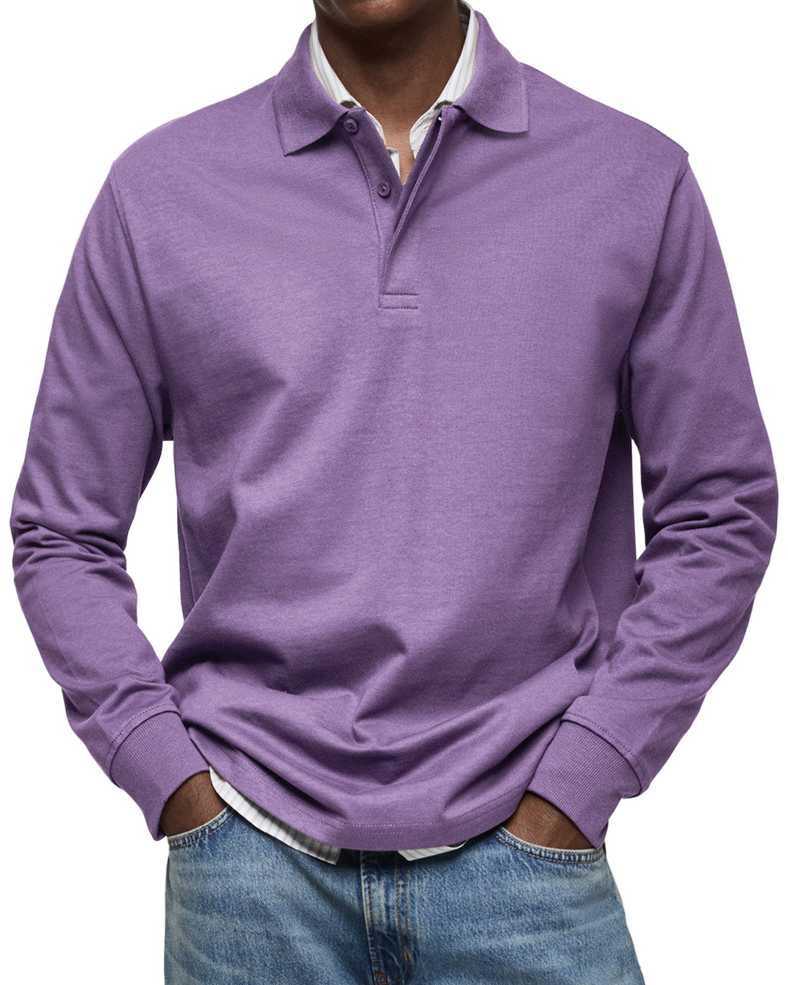 Petr™ – Elegantní polo s dlouhým rukávem a pružným komfortem