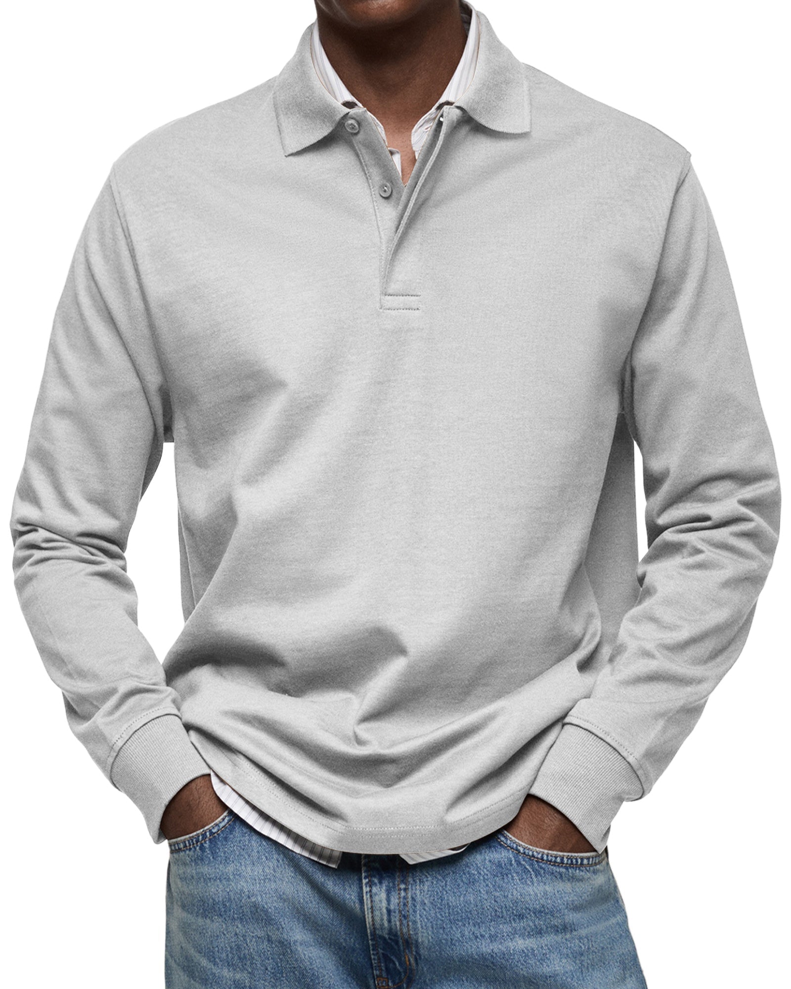 Petr™ – Elegantní polo s dlouhým rukávem a pružným komfortem