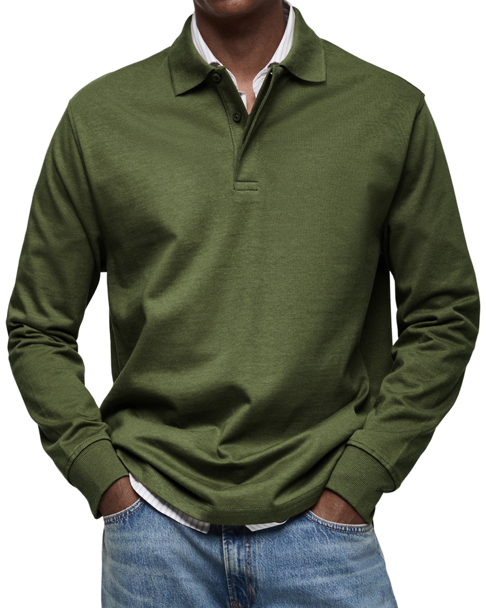 Petr™ – Elegantní polo s dlouhým rukávem a pružným komfortem