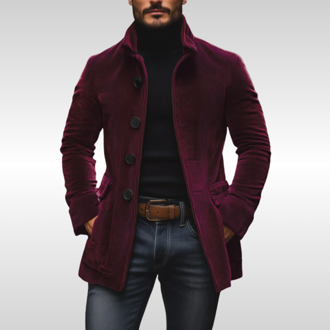 Alexej™ - Pánský elegantní kabát střední délky