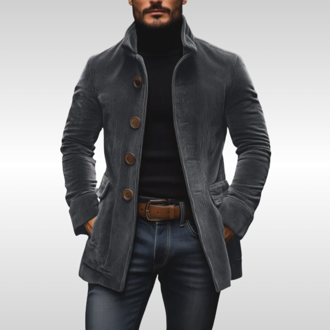 Alexej™ - Pánský elegantní kabát střední délky