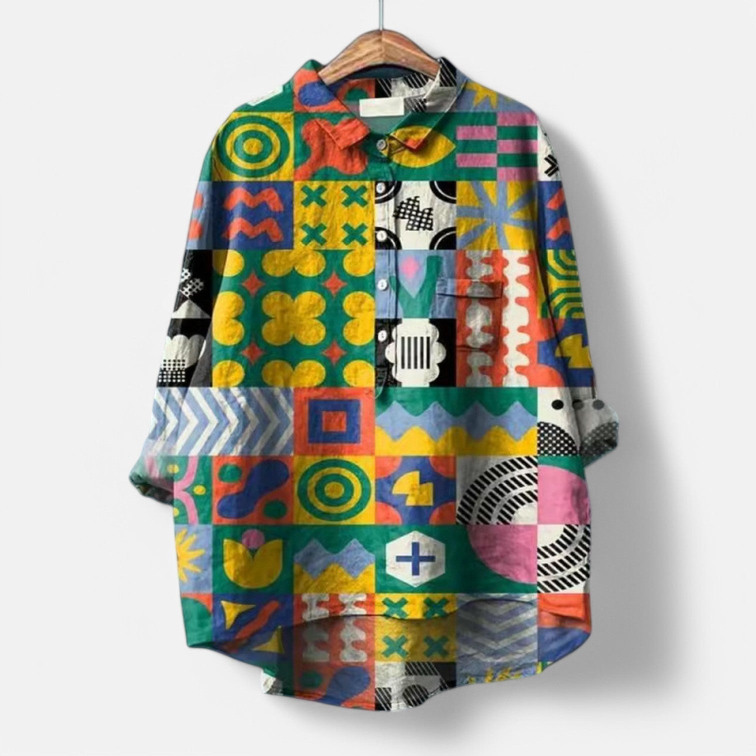 Maira - Oversized blůza s potiskem psů pro ženy