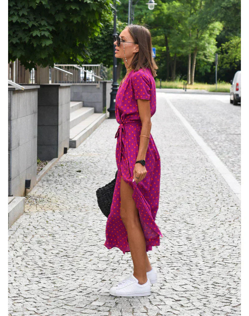 Eva | Elegantní Zavinovací Šaty s Výstřihem do V