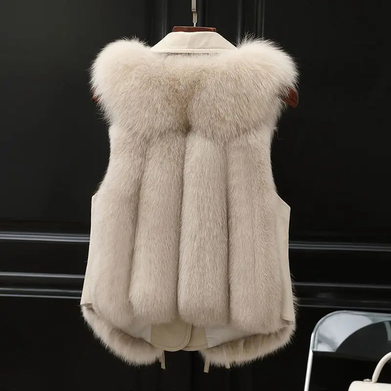 Milagros™ | Elegantní vesta s umělou kožešinou