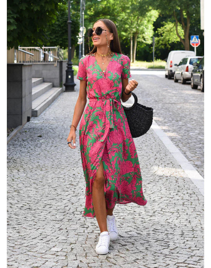 Eva | Elegantní Zavinovací Šaty s Výstřihem do V