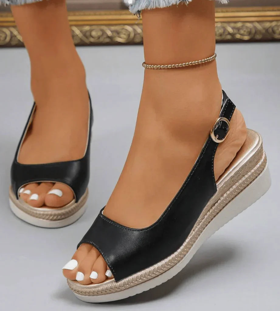 Kenzie™ – Platformové sandály s páskem za patou