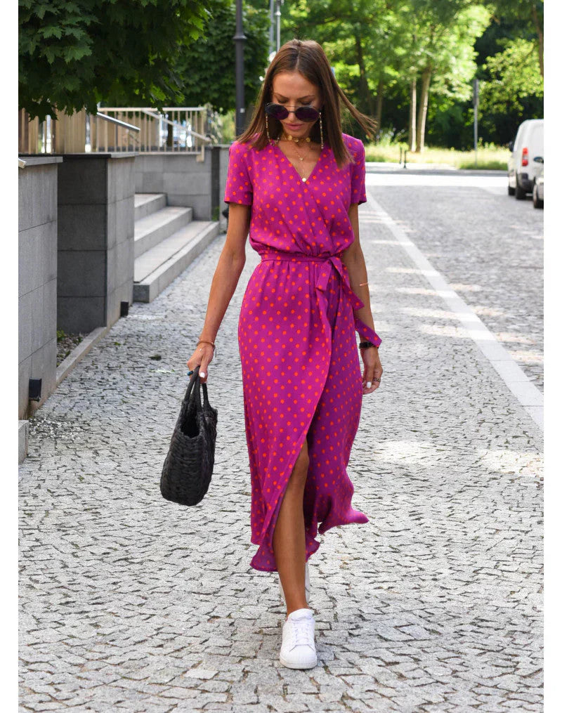 Eva | Elegantní Zavinovací Šaty s Výstřihem do V