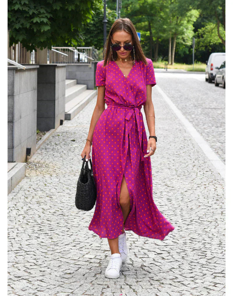 Eva | Elegantní Zavinovací Šaty s Výstřihem do V