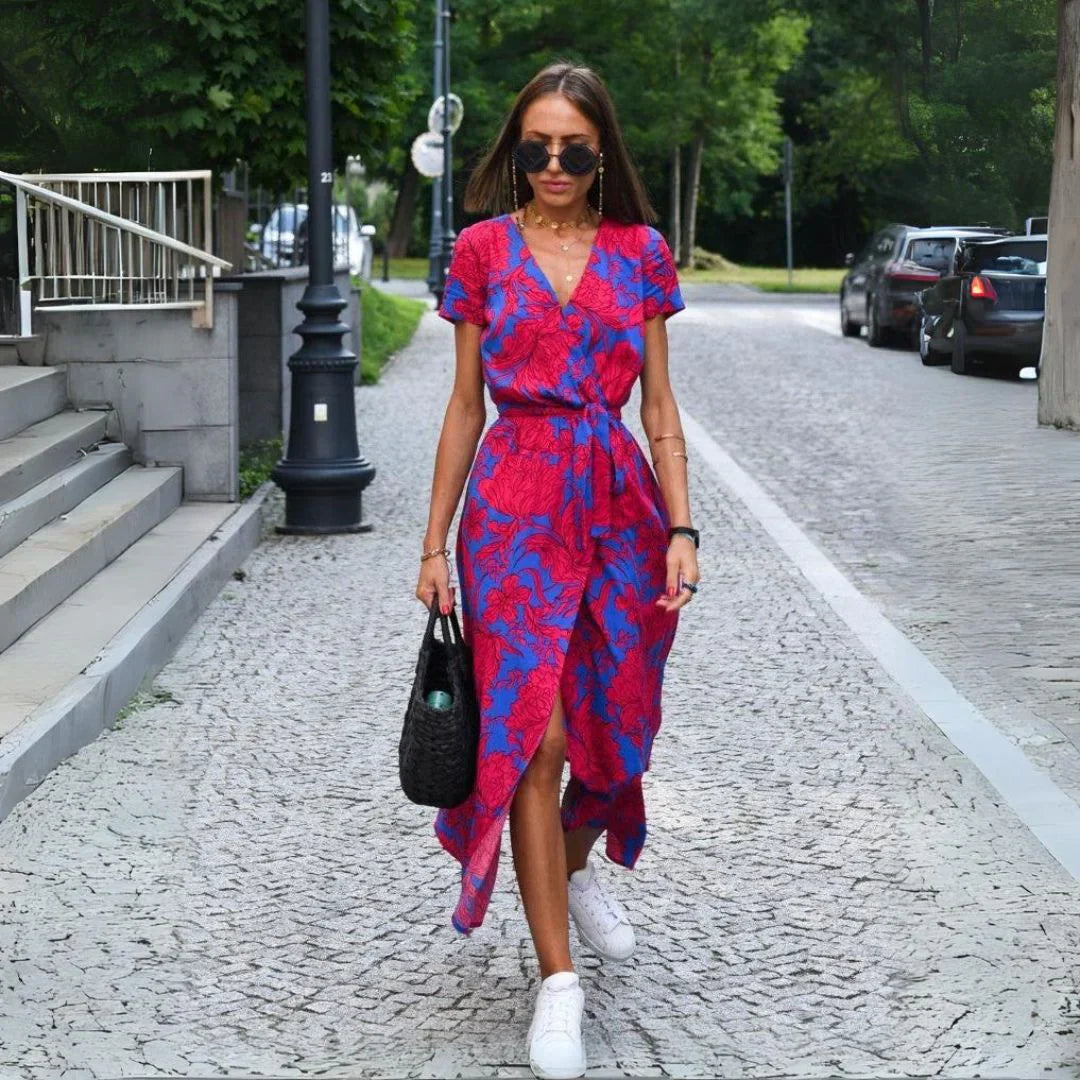 Eva | Elegantní Zavinovací Šaty s Výstřihem do V
