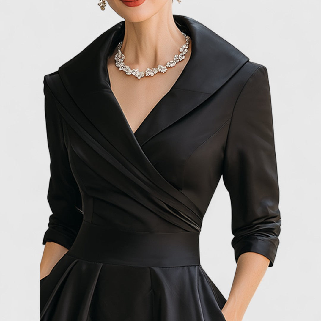 Tereza™ – Midi šaty s elegantním střihem a lichotivou siluetou