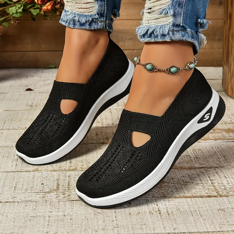 Damiana™ – Nazouvací platformové boty s výřezem