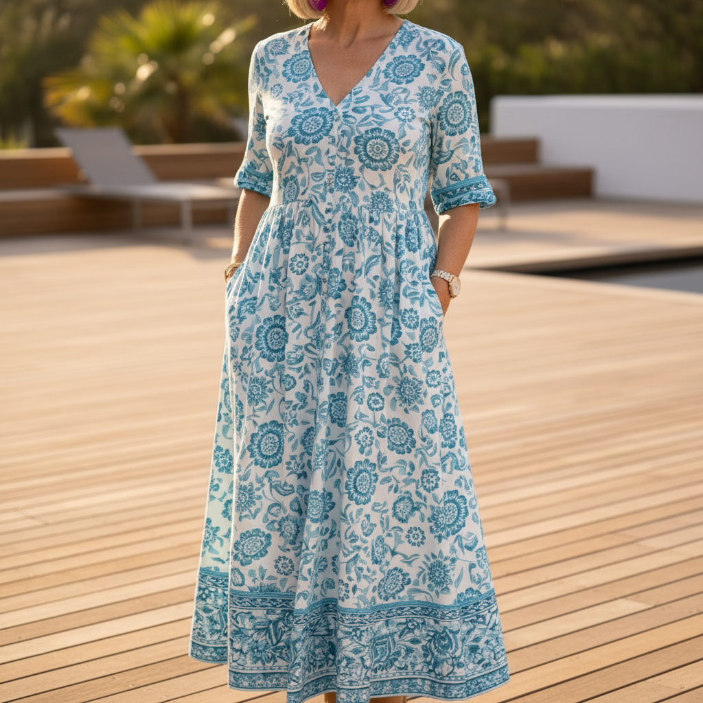 Elly™ – Elegantní květinové šaty s vzdušným nádechem