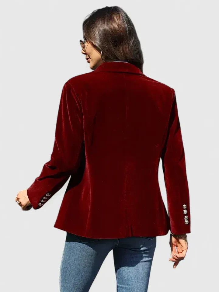 Bellina™ – Sako na knoflík dlouhý rukáv