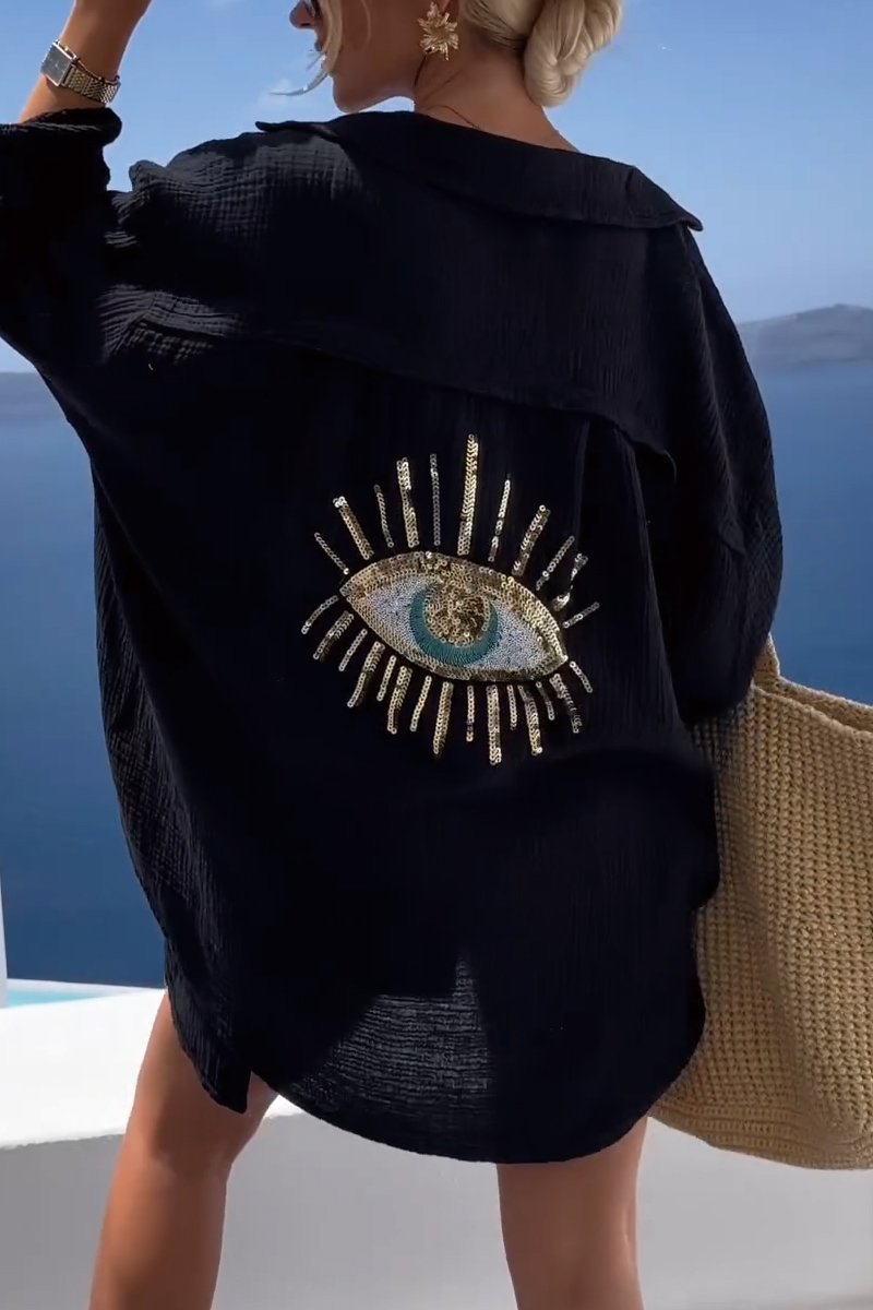 Evi | Casual košile s all-seeing okem