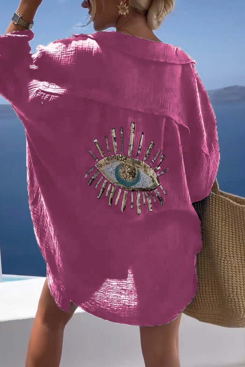 Evi | Casual košile s all-seeing okem