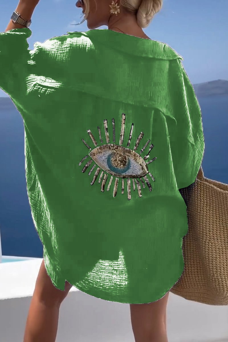Evi | Casual košile s all-seeing okem