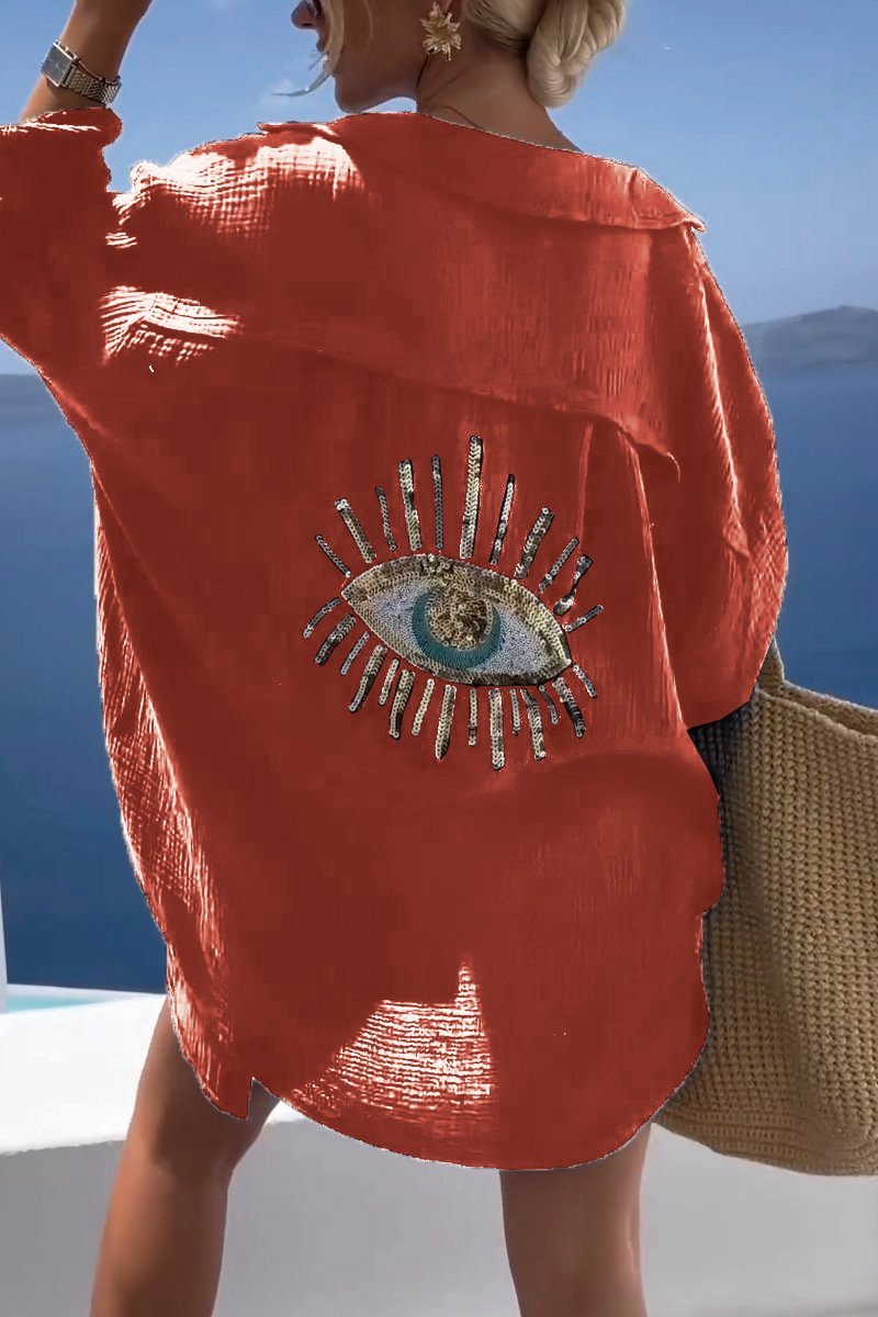 Evi | Casual košile s all-seeing okem