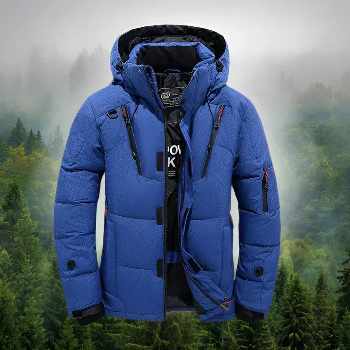 Grayson - Zimní Bunda S Kapucí Prošívaný Design