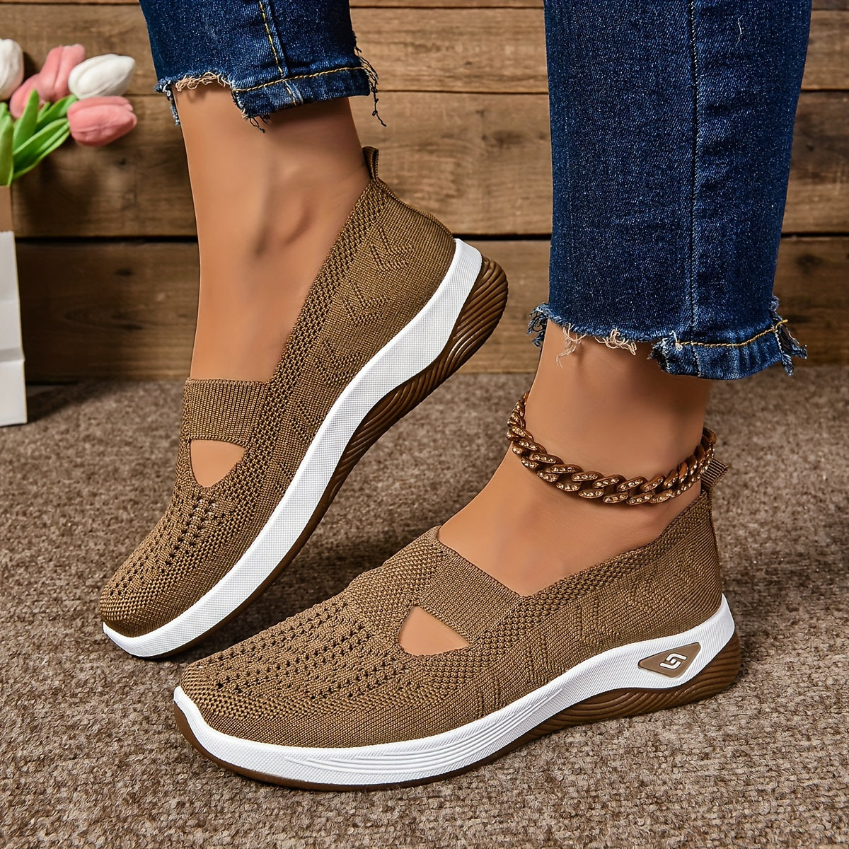 Damiana™ – Nazouvací platformové boty s výřezem