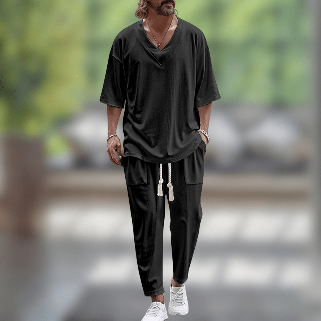 Nerio™ | Pánský Ležérní Dvoudílný Set v Prémiovém Stylu