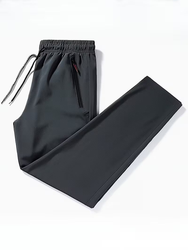 Blake - Pánské Kalhoty Rovný Střih Elastický Pas Jednoduchý Design