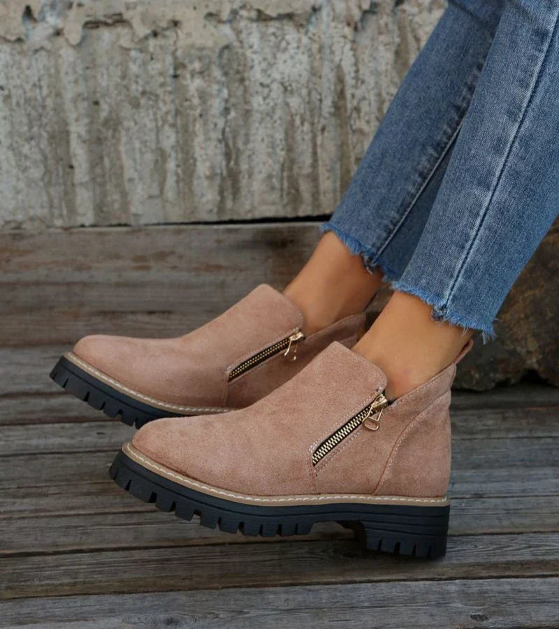 Ilona™ – Kotníkové boty, ve kterých můžete chodit celý den pohodlně, bez bolesti