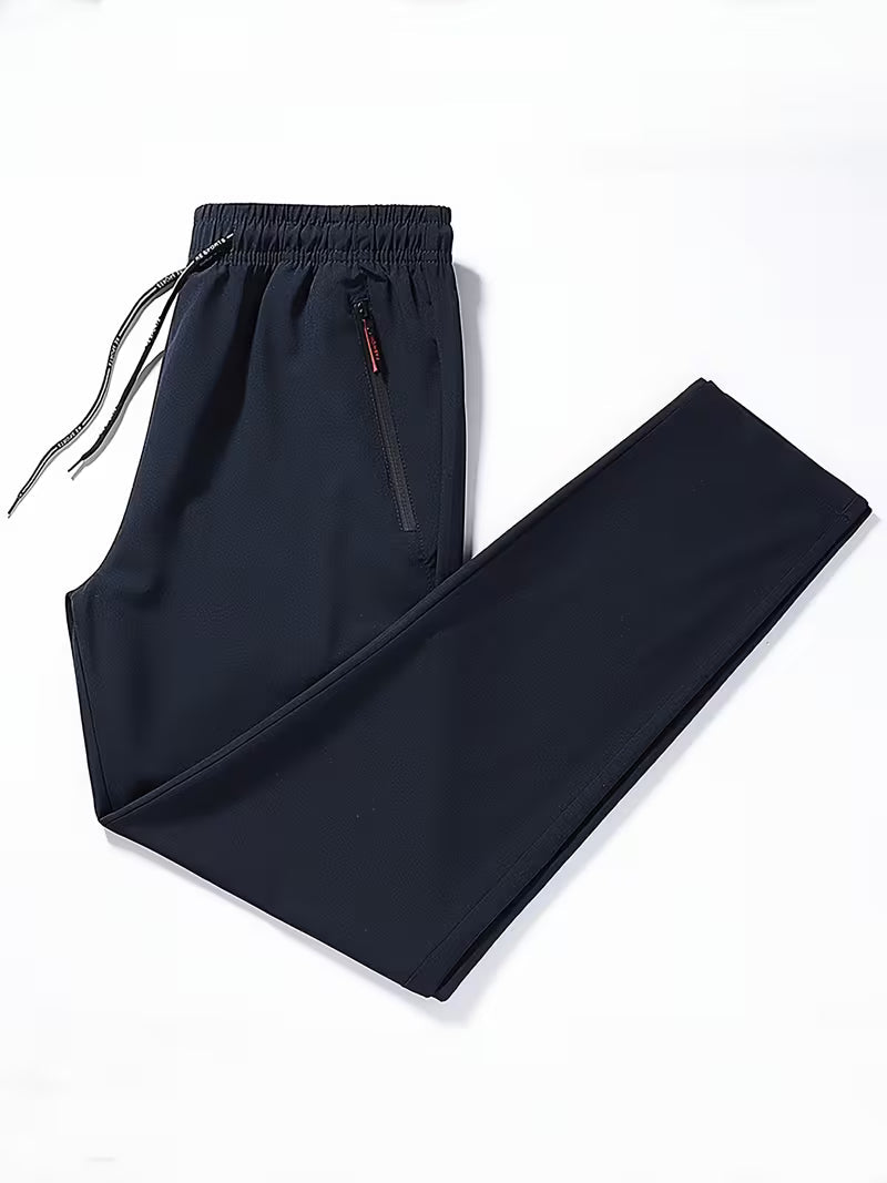 Blake - Pánské Kalhoty Rovný Střih Elastický Pas Jednoduchý Design