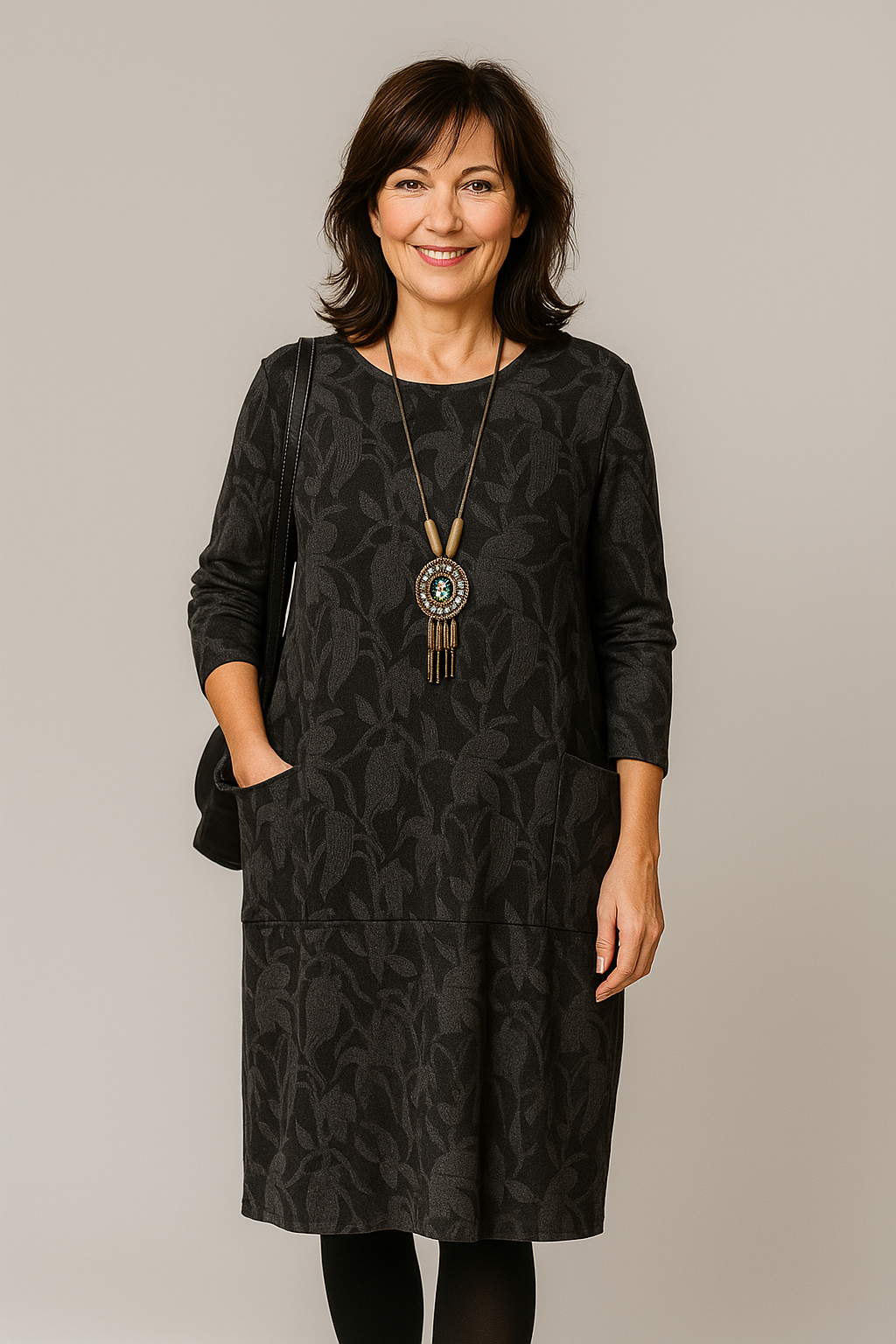 Florencie | Měkké zimní šaty s lichotivou siluetou