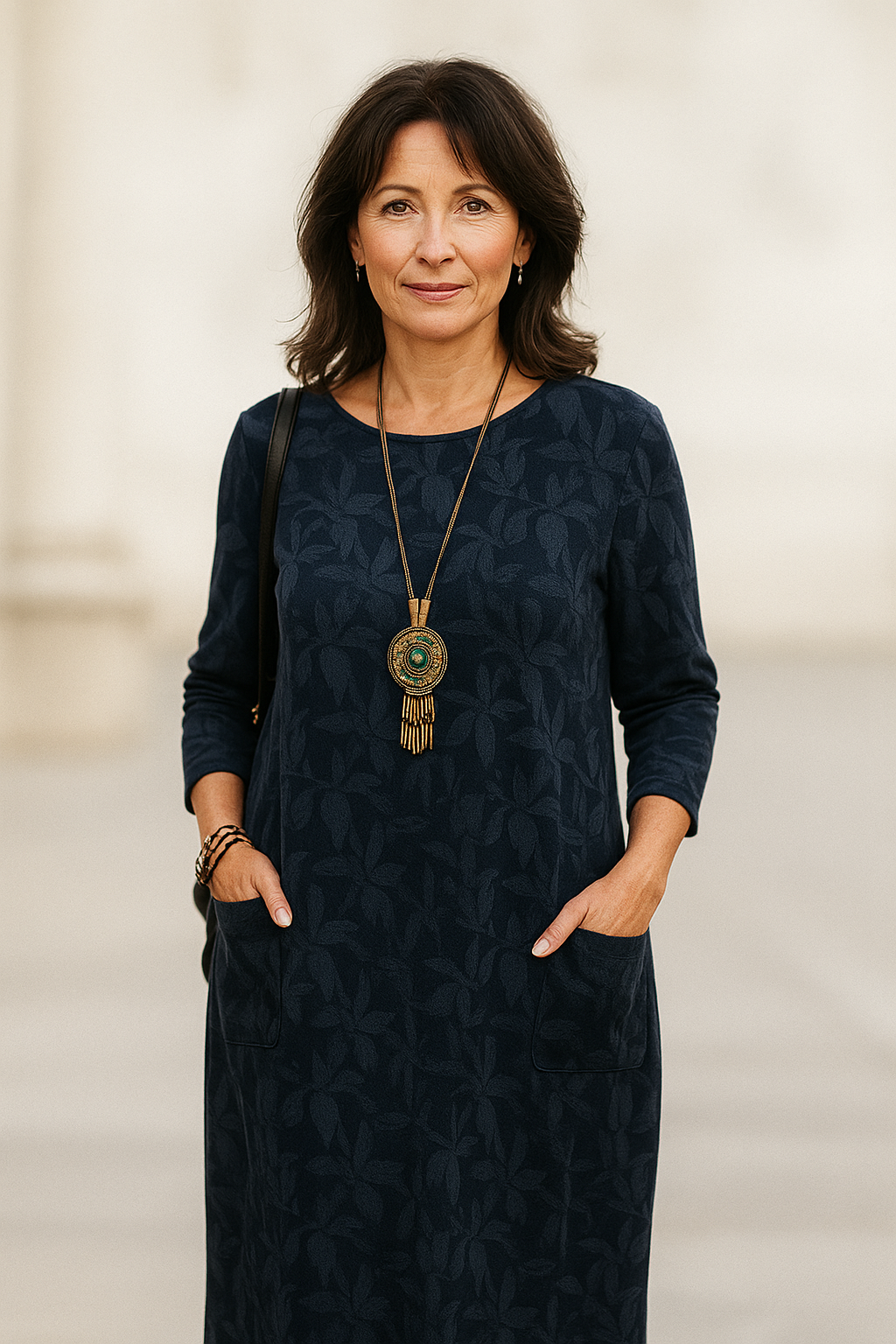 Florencie | Měkké zimní šaty s lichotivou siluetou