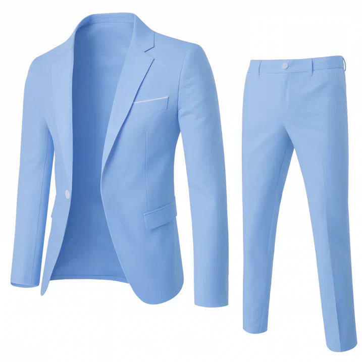 Caleb - Formální Oblek Slim Fit Dvoudílná Sada