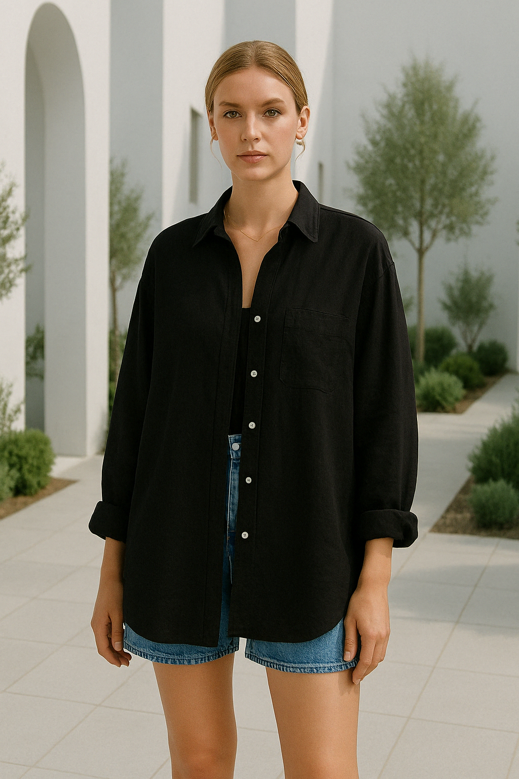 Evi | Casual košile s all-seeing okem