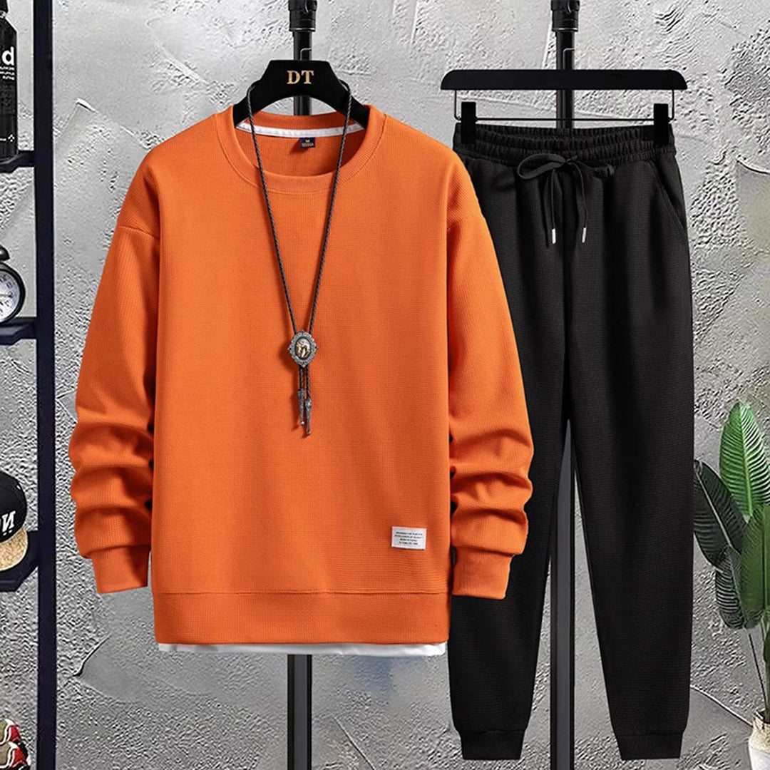 Jason - Ležérní Set Mikina Kalhoty Rovný Střih