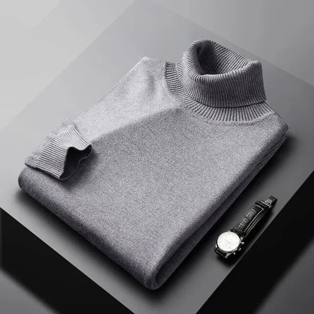 Carson™ – Svetr s rolákem z měkkého úpletu