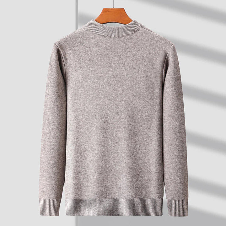 Wesley - Svetřík S Dlouhým Rukávem Kulatý Výstřih Vzorovaný Design