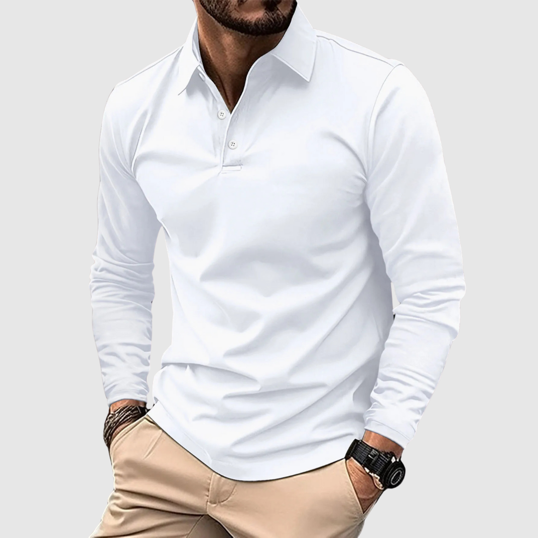 Roberto™ | Pánské Polo s Dlouhým Rukávem