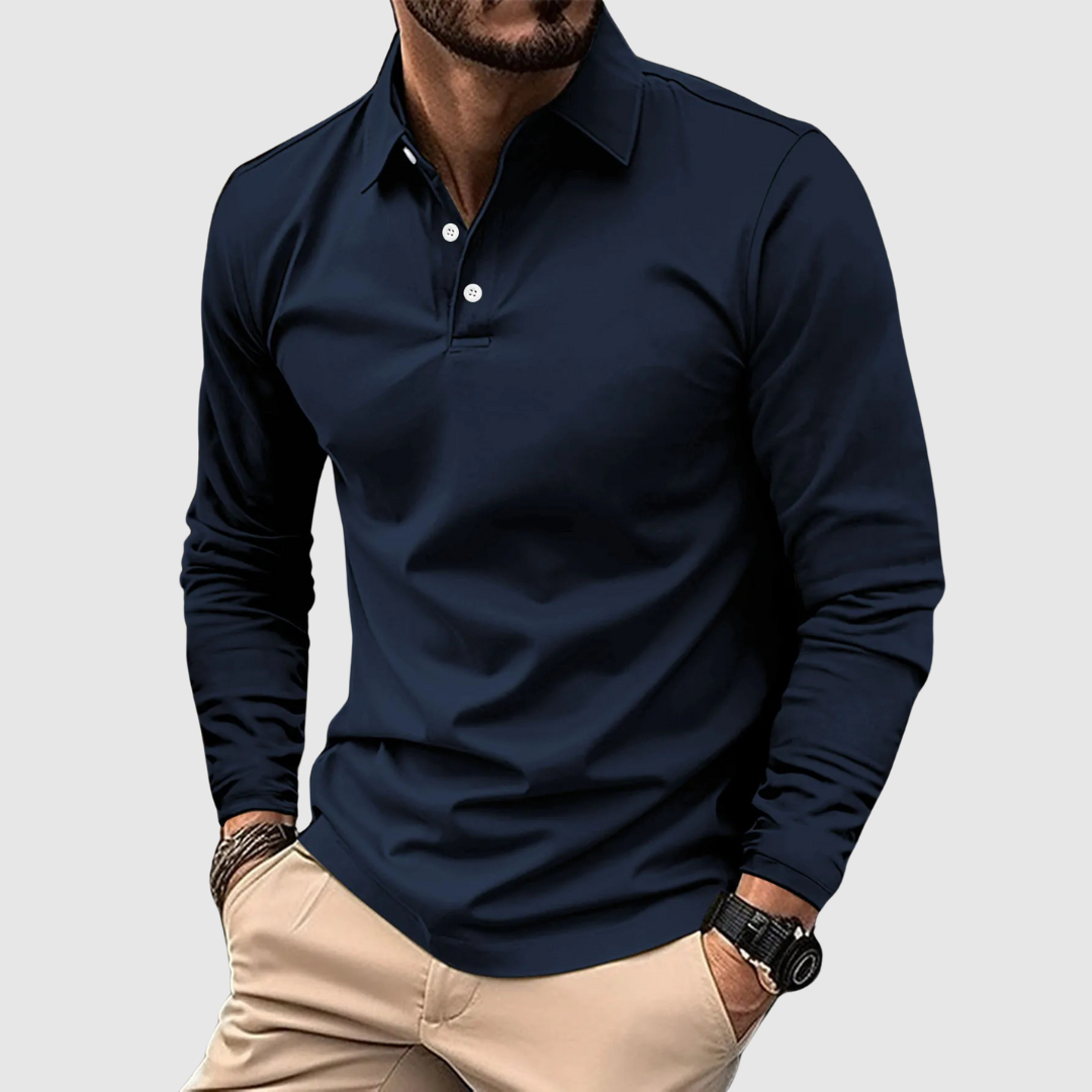 Roberto™ | Pánské Polo s Dlouhým Rukávem
