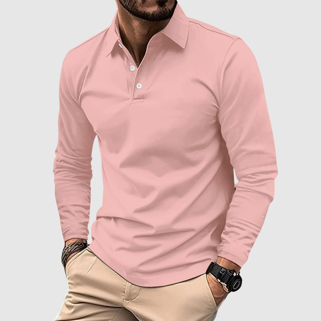 Roberto™ | Pánské Polo s Dlouhým Rukávem