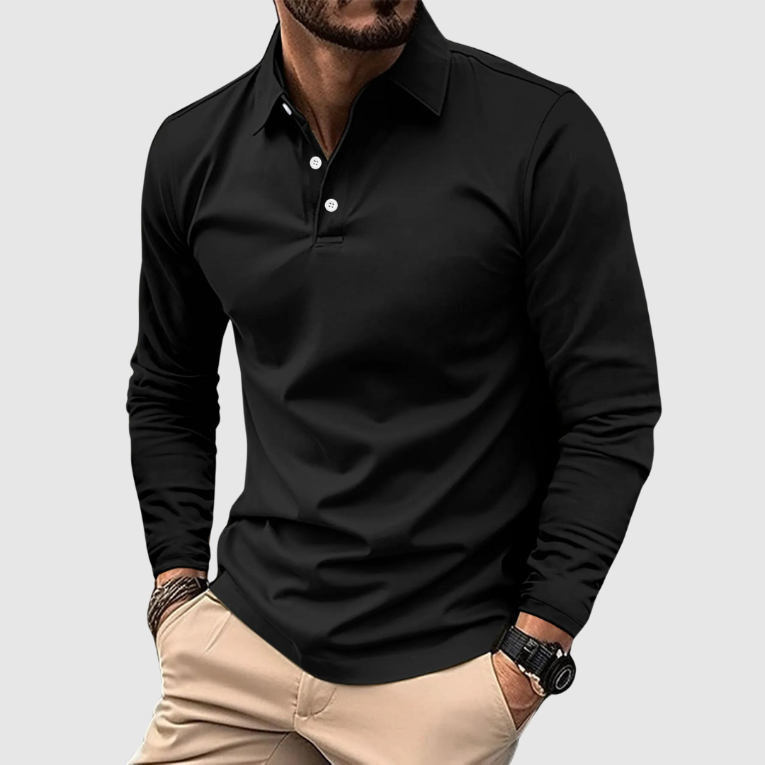 Roberto™ | Pánské Polo s Dlouhým Rukávem