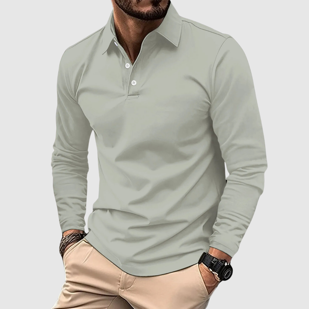 Roberto™ | Pánské Polo s Dlouhým Rukávem