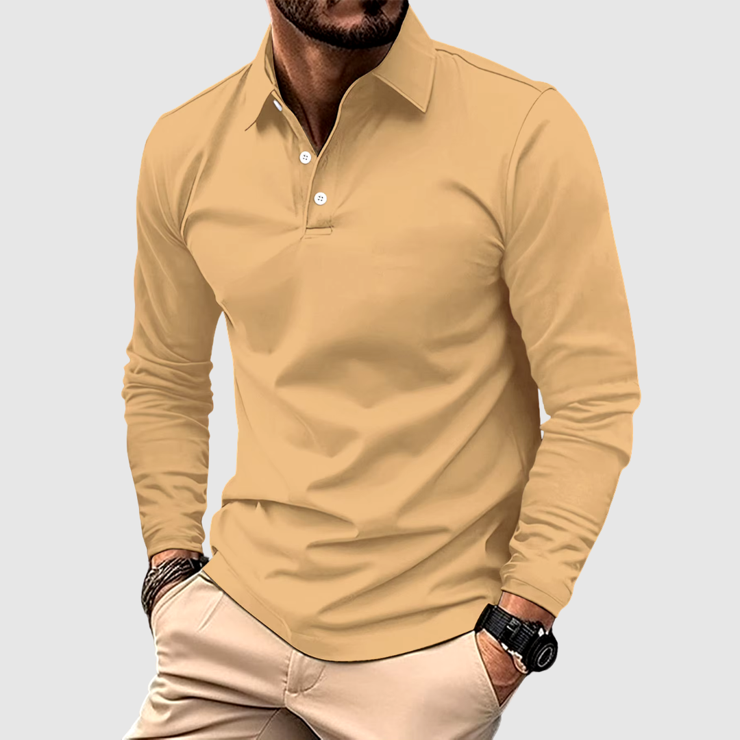 Roberto™ | Pánské Polo s Dlouhým Rukávem